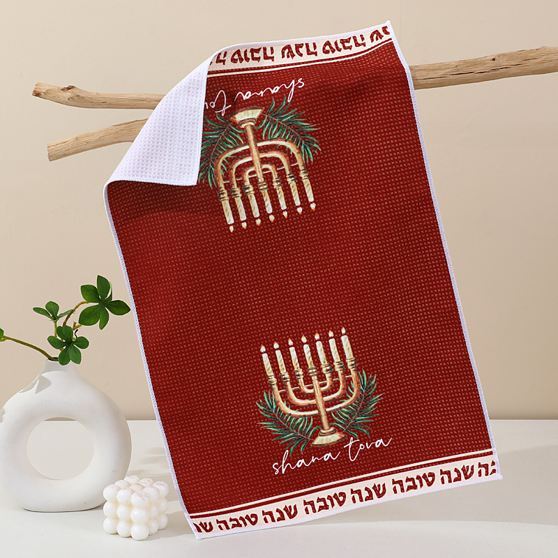 Virtuvinis rankšluostis su ananasų raštu, mikropluoštas, 96 g, greitas džiūvimas, skaitmeninis spausdinimas