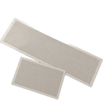 Covoraș de bucătărie dreptunghiular din diatomită, absoarbe apa și ulei, anti-derapare, model geometric, set din două piese