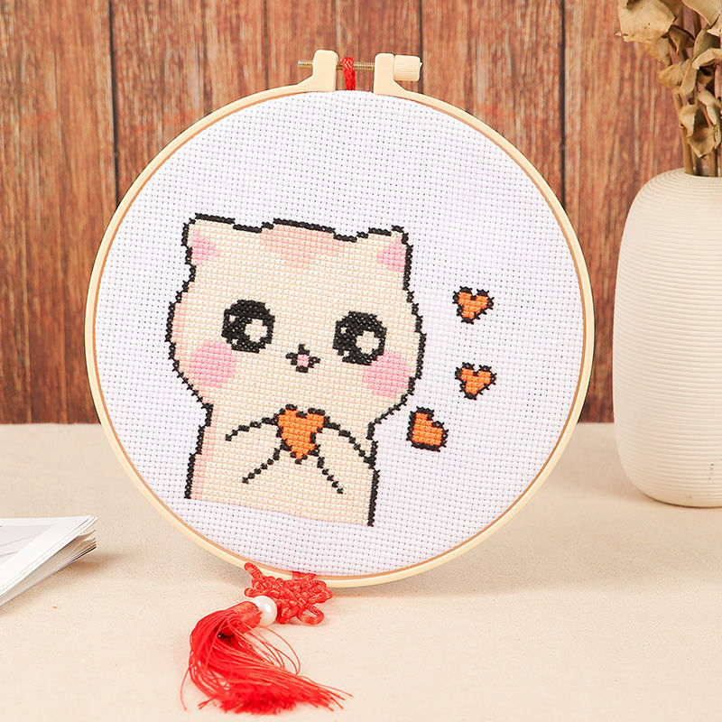 Vienradža krusta dūrienu komplekts – karikatūra/Anime dizains, 11CT, iesācējiem, DIY materiāli