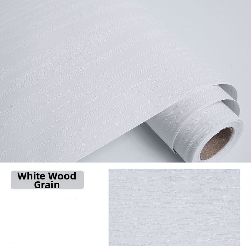 Pašlīmējoša koka raksta tapete mēbelēm renovācijai — ūdensizturīga, piemērota durvīm, garderobēm un plauktiem, moderns minimālisma stils