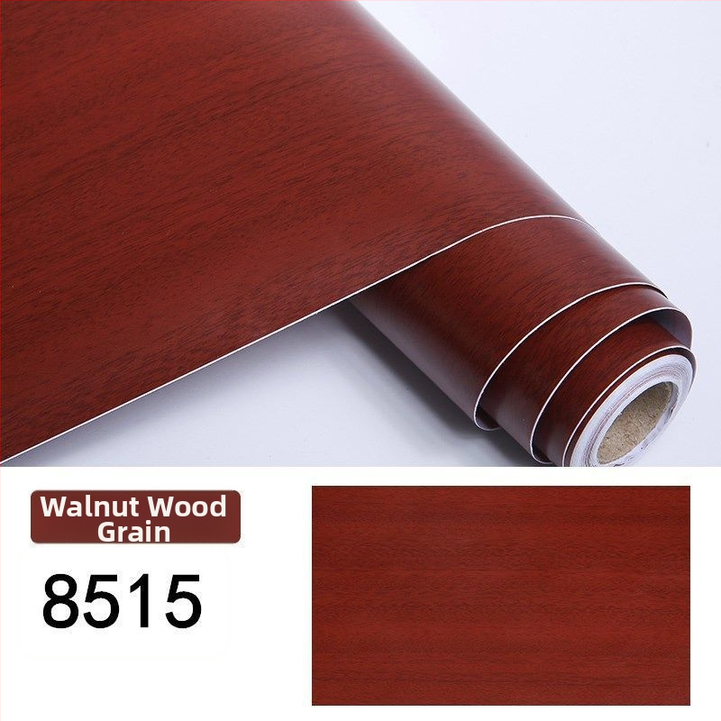 Pašlīmējoša koka raksta tapete mēbelēm renovācijai — ūdensizturīga, piemērota durvīm, garderobēm un plauktiem, moderns minimālisma stils