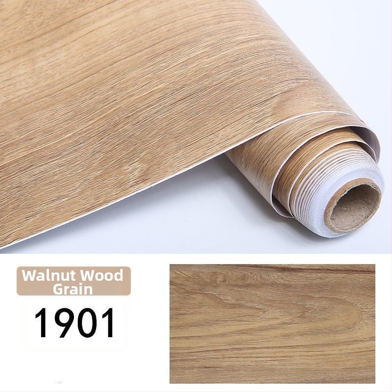 Pašlīmējoša koka raksta tapete mēbelēm renovācijai — ūdensizturīga, piemērota durvīm, garderobēm un plauktiem, moderns minimālisma stils