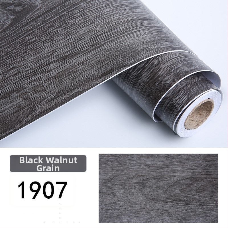 Pašlīmējoša koka raksta tapete mēbelēm renovācijai — ūdensizturīga, piemērota durvīm, garderobēm un plauktiem, moderns minimālisma stils