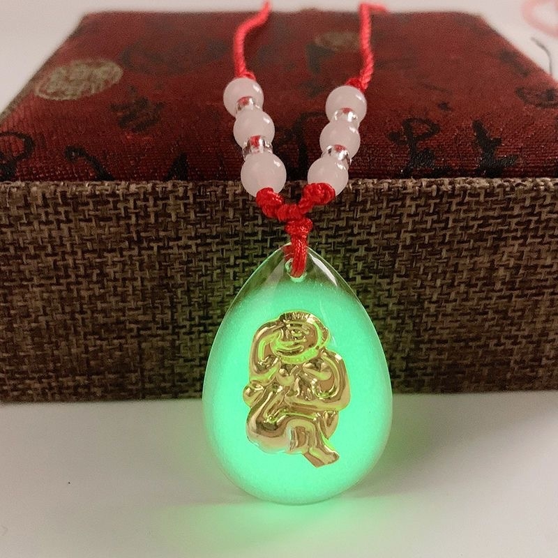 Sjajna ogrlica sa zodijalnim kristalnim privjeskom, 12 znakova, ručna izrada, lanac od užeta, unisex