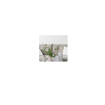 Savarankiškai lipdomas sieninis veidrodis, minimalistinis geometrinis abstraktus raštas, medžiaga: akrilas PS, 1 vnt.