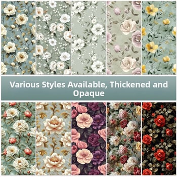 Pašlīmējošas PVC tapetes mēbelēm un sienām – ziedu dekors sienu apdarei, skapis un garderobes atjaunošana, premium klases