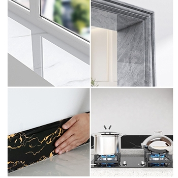 Ablakpárkány mramor mintázatú, vízálló, öntapadós, vastagított dekorációhoz