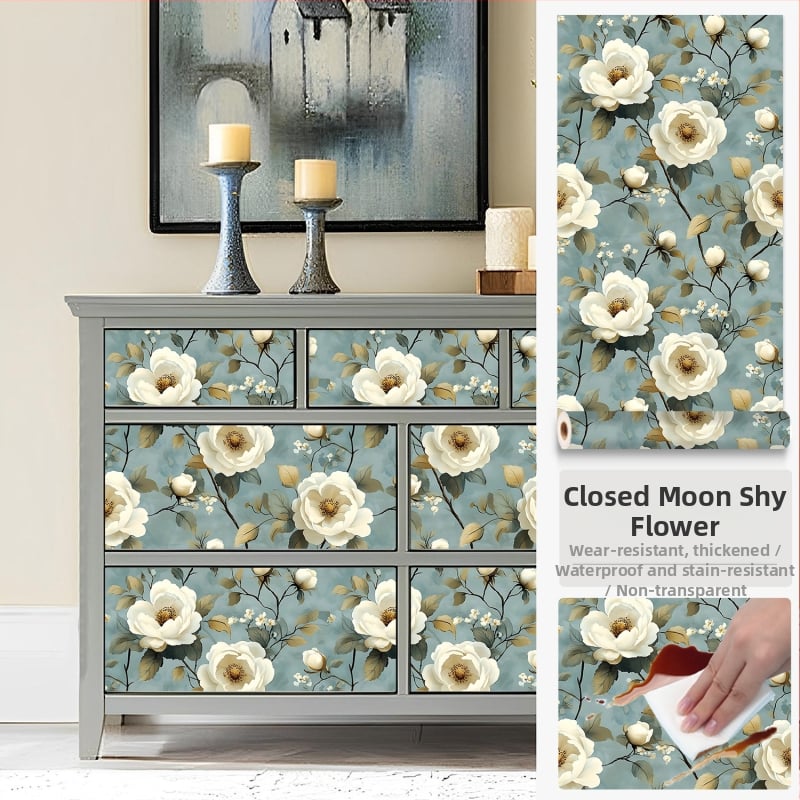 Pašlīmējošs sienas pārklājums ar ziedu rakstu, PVC materiāls, Premium Xinfeng star