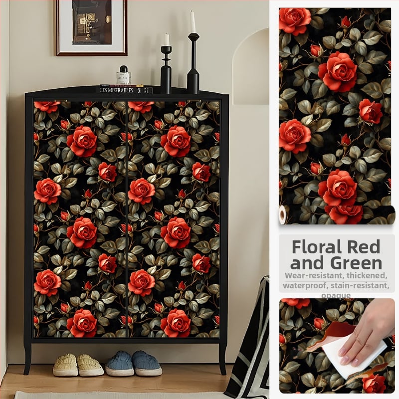 Pašlīmējošs sienas pārklājums ar ziedu rakstu, PVC materiāls, Premium Xinfeng star