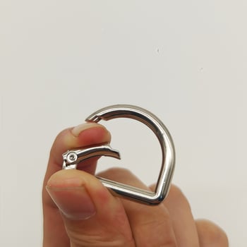 D‑formájú táska hardver készlet: rugós gyűrű, D‑formájú csat és vállszíj csat | Fém | Őszi 2024 megjelenés | Poggyász kiegészítők