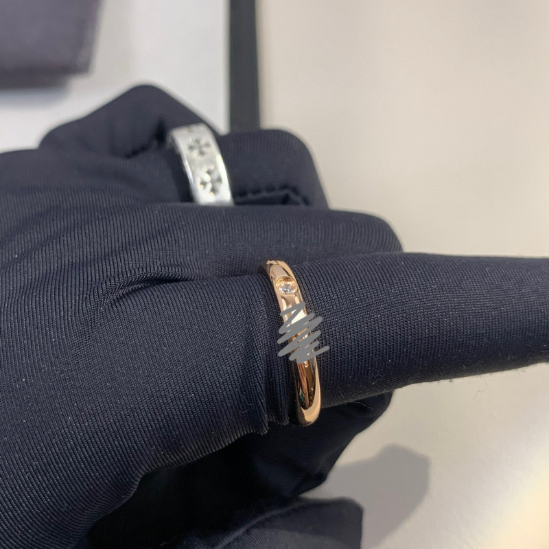 Prsten od legure, elektroplatiran, dizajn s slovima/brojevima/tekstom, više čvorova, IG-stil, unisex