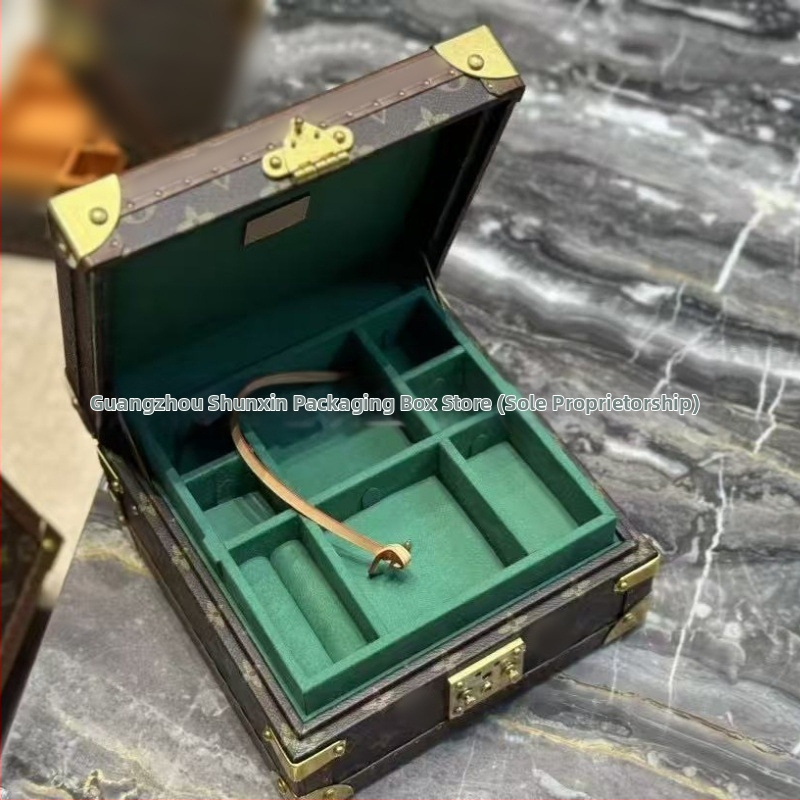 Presbiopijas pulksteņa kastīte; daudzfunkcionāla juvelierizstrādājumu kastīte; augstās kvalitātes cieta kārbiņa; L ģimenes kārbiņa — Materiāls: kortikālais; Modelis: Kaste; Iepakojums: Iepakojuma kārba; Lietošana: juvelierizstrādājumu iepakošana