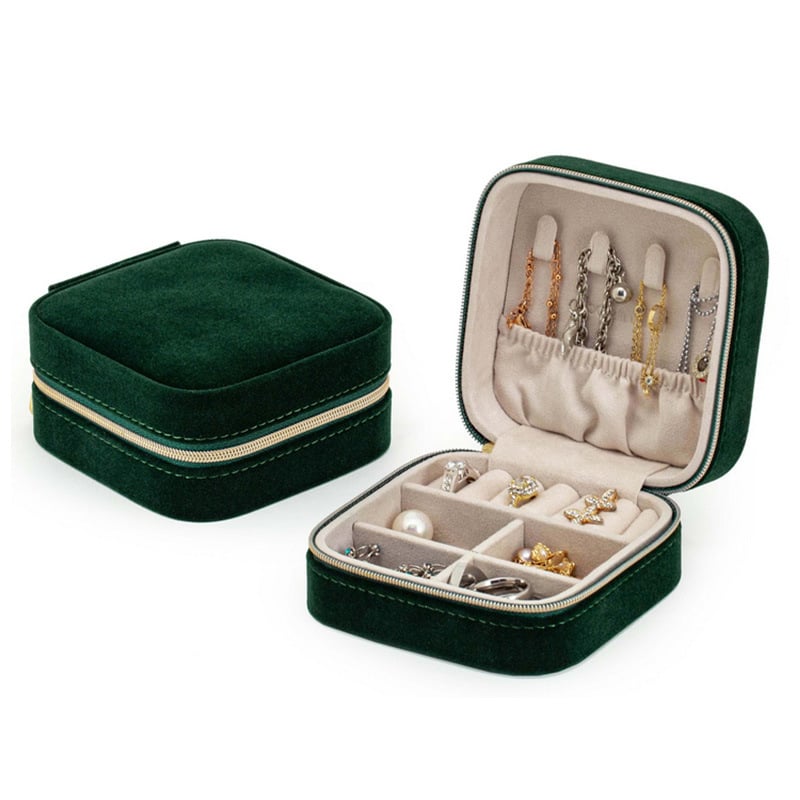 Cutie de bijuterii velur - Model B-02407 | Material: Velur, Tip ambalare: cutie, Ambalare pentru bijuterii, Brand: Bright