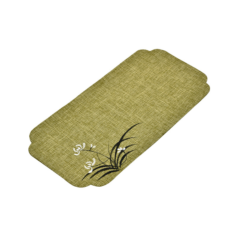 Čajna podloška od platna, ručno oslikana, moderni stil, pakiranje u OPP vrećici