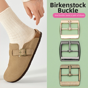 Metāla kurpju sprādze, kvadrātveida sprādze, universāla, trīs pozīciju sprādze