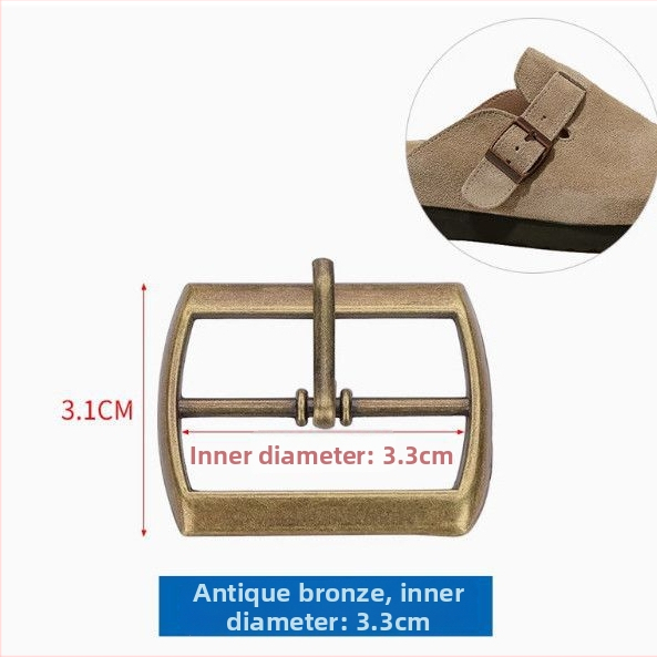 Metāla kurpju sprādze, kvadrātveida sprādze, universāla, trīs pozīciju sprādze
