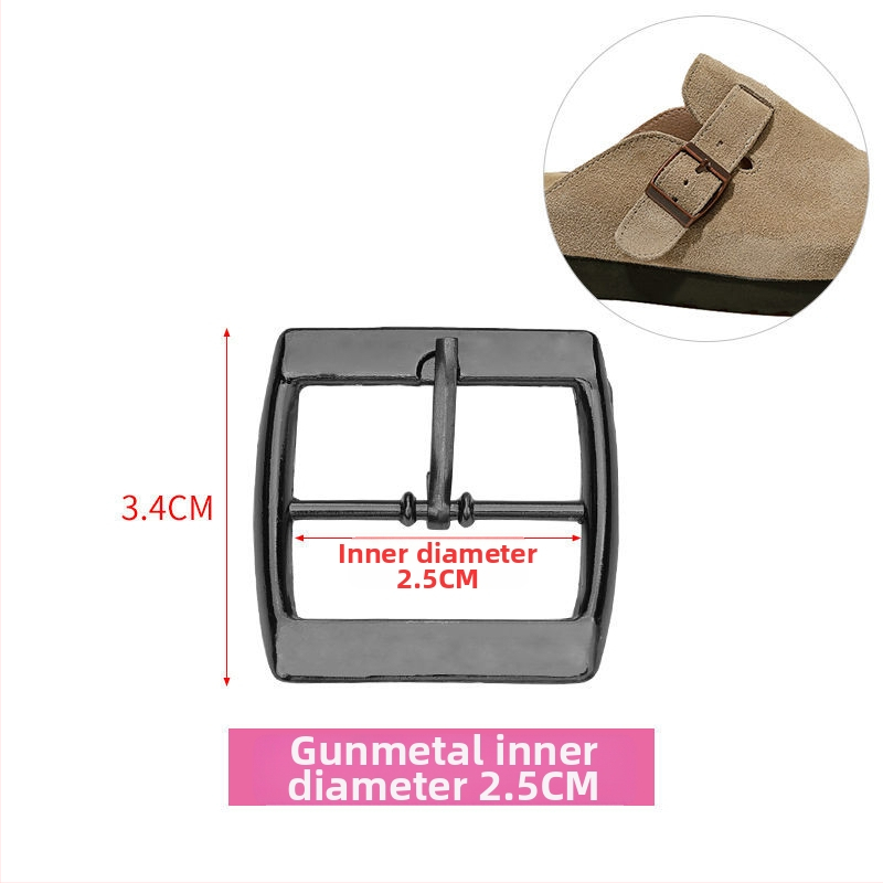 Metāla kurpju sprādze, kvadrātveida sprādze, universāla, trīs pozīciju sprādze