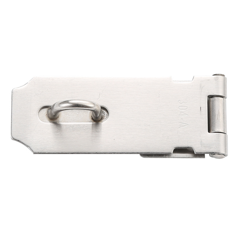 Nerūdijančio plieno užrakinimo plokštė, modelis 06 Lock Card, skirta stalčiams, spintelėms, medinėms dėžėms, langams ir durims, paviršiaus apdaila wire-drawing, šiuolaikinis paprastumas