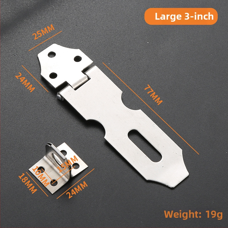 Nerūdijančio plieno užrakinimo plokštė, modelis 06 Lock Card, skirta stalčiams, spintelėms, medinėms dėžėms, langams ir durims, paviršiaus apdaila wire-drawing, šiuolaikinis paprastumas