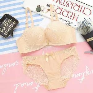 Σουτιέν με μπροστινό κούμπωμα, χωρίς μεταλλικό σύρμα, δαντελένιο, 3/4 Κούπα, αποσπώμενοι ιμάντες