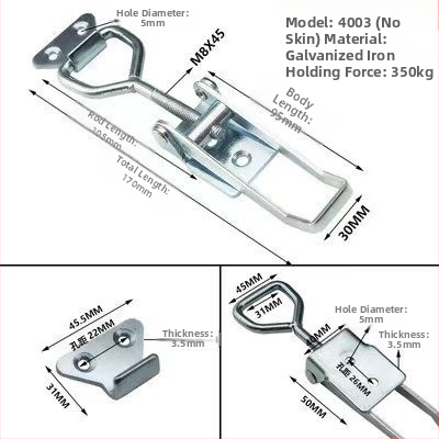 Greitas spaustukas modelis 4001, anglies plienas, Gu hongjian, komerciniam naudojimui