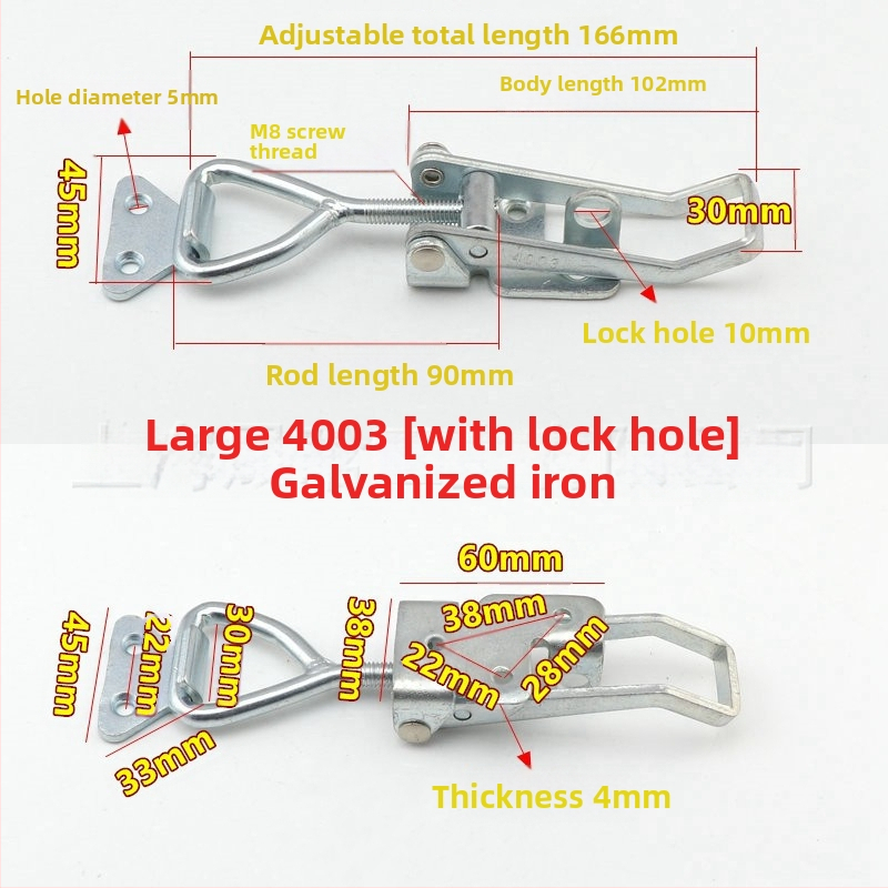 Greitas spaustukas modelis 4001, anglies plienas, Gu hongjian, komerciniam naudojimui