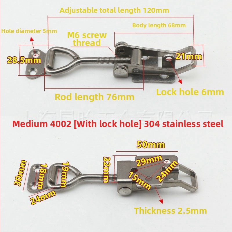 Greitas spaustukas modelis 4001, anglies plienas, Gu hongjian, komerciniam naudojimui