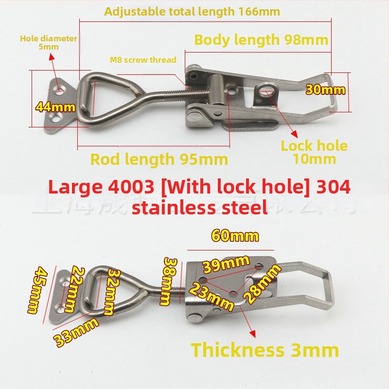 Greitas spaustukas modelis 4001, anglies plienas, Gu hongjian, komerciniam naudojimui