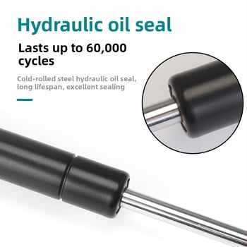 Trumpa atraminė lazdelė durims su aliuminio rėmu ir stiklo plokštėmis — Medžiaga: šaltai valdomas plienas + ABS, Gamyba: liejimas presu (die casting), Šiuolaikiškas minimalistinis stilius