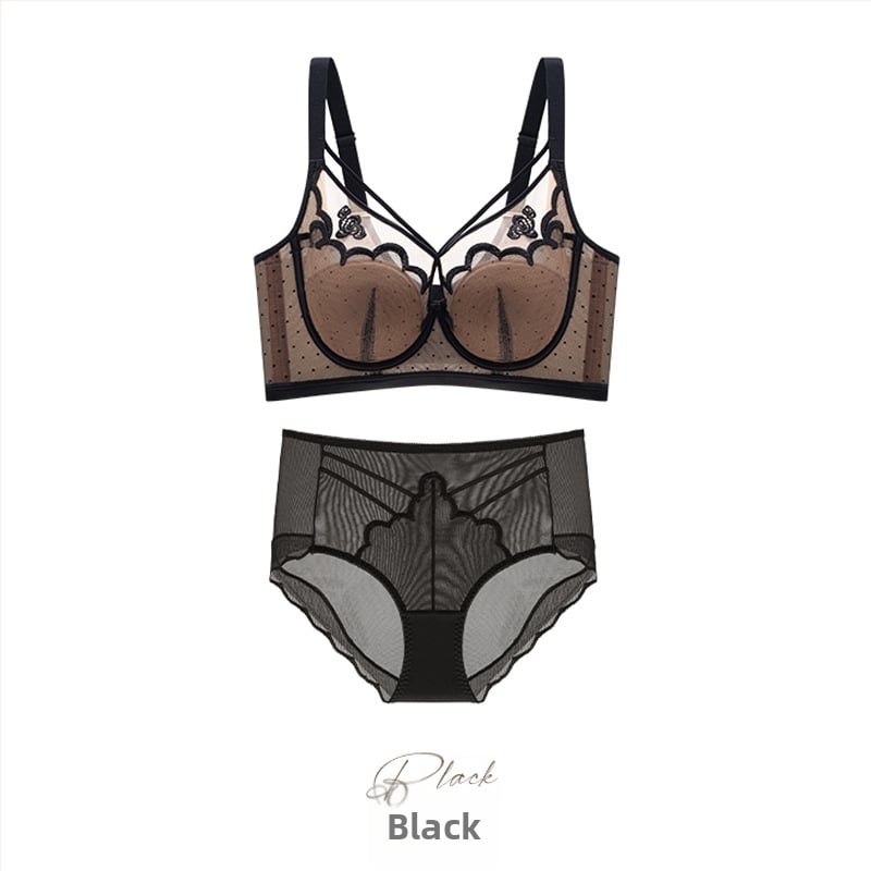 Push-up melltartó nőknek nagy mellekhez, 3/4 kosár, ultra vékony formázott kosár, nylon anyag, állítható, hátul négy soros záródás