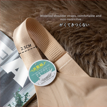 Vezeték nélküli, lélegző vékony női melltartó nagy mellekhez, könnyű és kényelmes, vékony formázott kosár, oldalsó támasz