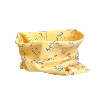 Detský bavlnený šál s karikatúrnym vzorom, obdĺžnikový tvar, teplý na jeseň a zimu