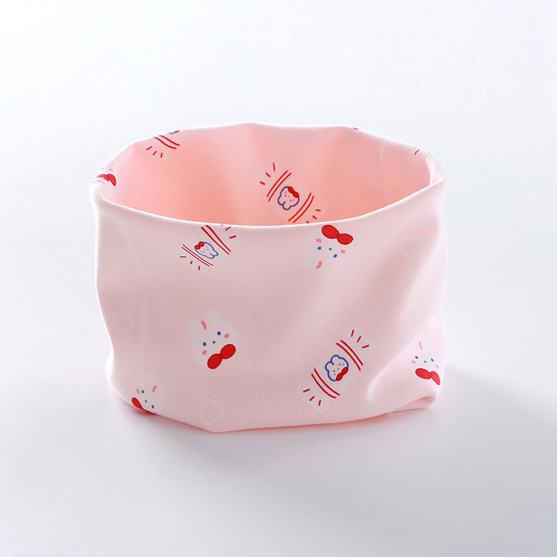 Detský bavlnený šál s karikatúrnym vzorom, obdĺžnikový tvar, teplý na jeseň a zimu