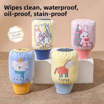 Bērnu piedurknes rudens-ziemas sezonai, kasmīrs, izšūts ar karikatūras motīvu, unisex