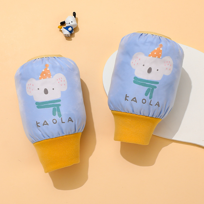 Bērnu piedurknes rudens-ziemas sezonai, kasmīrs, izšūts ar karikatūras motīvu, unisex