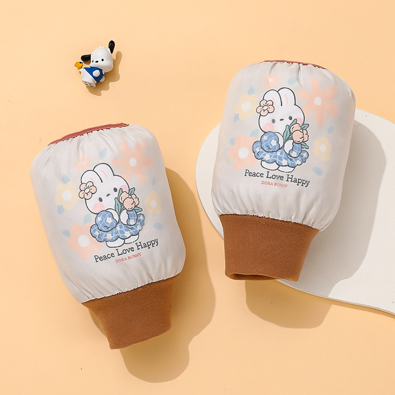 Bērnu piedurknes rudens-ziemas sezonai, kasmīrs, izšūts ar karikatūras motīvu, unisex