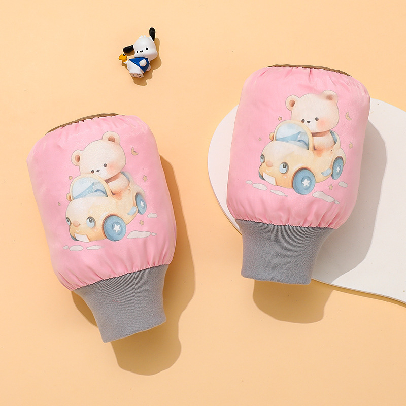 Bērnu piedurknes rudens-ziemas sezonai, kasmīrs, izšūts ar karikatūras motīvu, unisex