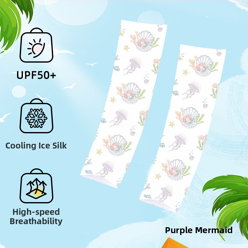 Bērnu UV aizsargpiedurknes, elpojošas ar karikatūras dizainu, nailons, unisex, vecums 1–13 gadi, vasara, ziema, rudens