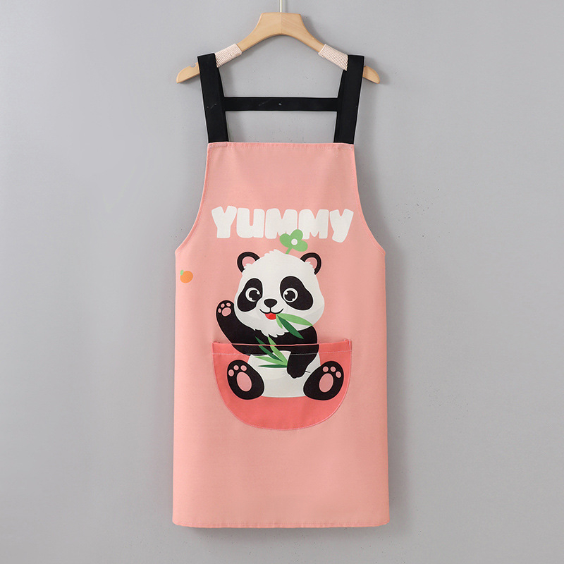 Bez rukava platnena kuhinjska pregača za kuhinju i catering – prozračna, otporna na prljanje, motiv crtić