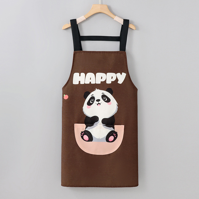 Bez rukava platnena kuhinjska pregača za kuhinju i catering – prozračna, otporna na prljanje, motiv crtić