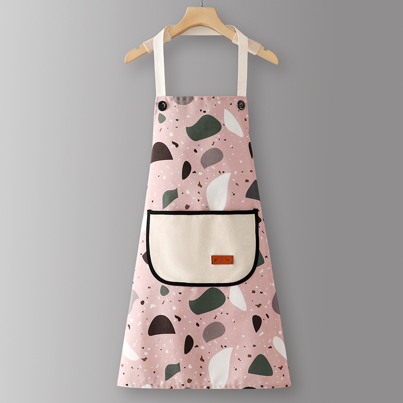 Bez rukava platnena kuhinjska pregača za kuhinju i catering – prozračna, otporna na prljanje, motiv crtić