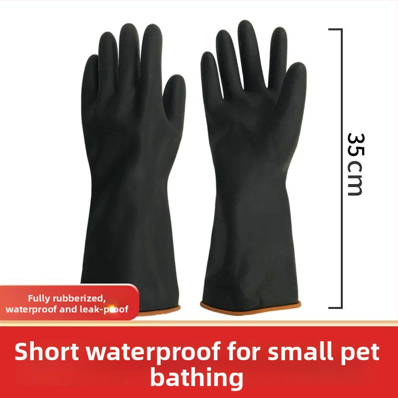 Aizsargājošas cimdi mājdzīvnieku kopšanai, pret kaķu skrāpējumiem, bieza liellopa āda, papildu aizsardzība pret suņa kodieniem, piemēroti kopšanai un mazgāšanai maziem dzīvniekiem