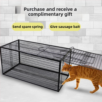 Visiškai automatinis katės gaudymo narvas, metalinė konstrukcija, tinkamas katėms, naminių gyvūnų narvai