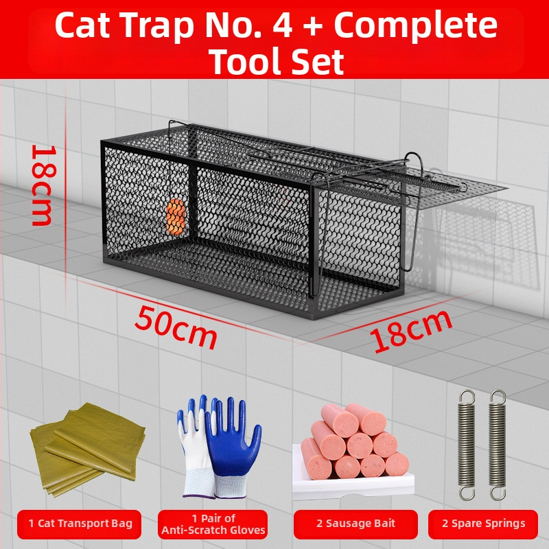 Visiškai automatinis katės gaudymo narvas, metalinė konstrukcija, tinkamas katėms, naminių gyvūnų narvai
