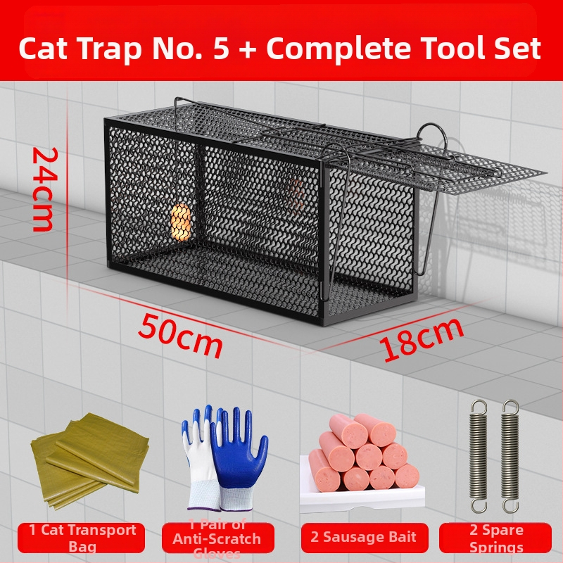 Visiškai automatinis katės gaudymo narvas, metalinė konstrukcija, tinkamas katėms, naminių gyvūnų narvai