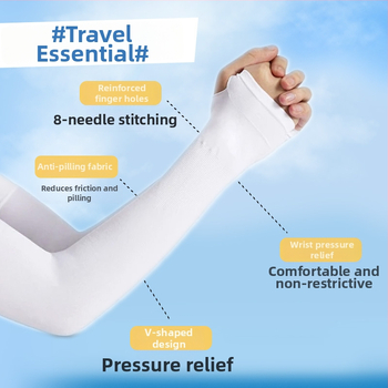 Женски слънцезащитни ръкави за колоездене на открито – ледено копринени охлаждащи ръкави, UV защита, найлон 81-95% съдържание