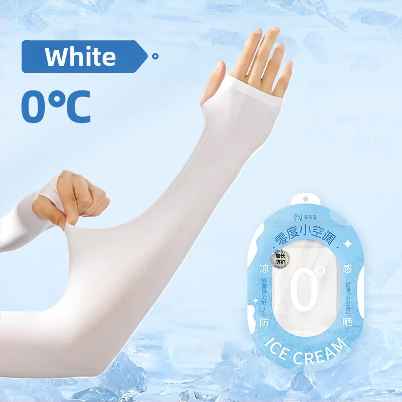 Женски слънцезащитни ръкави за колоездене на открито – ледено копринени охлаждащи ръкави, UV защита, найлон 81-95% съдържание