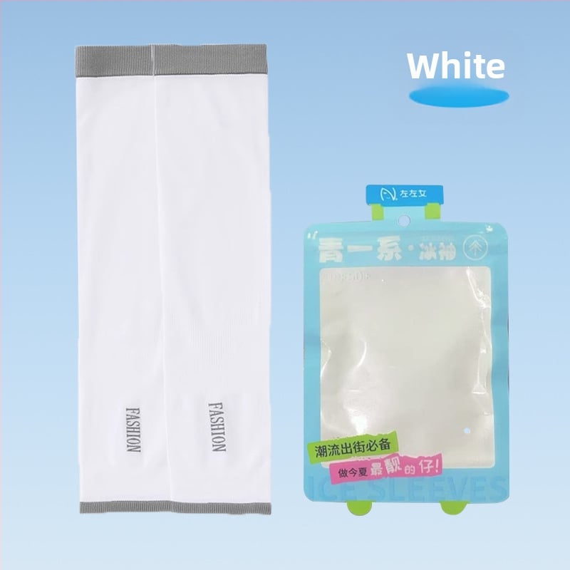 Женски слънцезащитни ръкави за колоездене на открито – ледено копринени охлаждащи ръкави, UV защита, найлон 81-95% съдържание