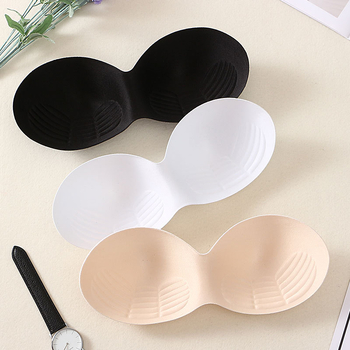 Elegant Love бюст-пад/вмъкване - памук, кръгла форма, стил воден релеф, дишаща, за младежи 18–40 години