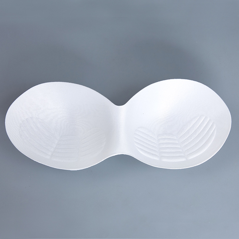 Elegant Love бюст-пад/вмъкване - памук, кръгла форма, стил воден релеф, дишаща, за младежи 18–40 години